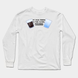 Casual Drinking Long Sleeve T-Shirt